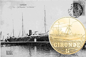 Nueva emisión de “Les Grandes Navieres Français”: buque mercante “La Gironde”