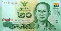 Desde el 1 de abril nuevo billete tailandés de 20 baht 