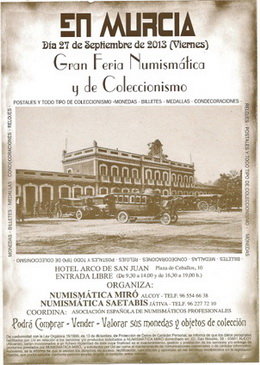 Gran Feria Numismática y de Coleccionismo en Murcia