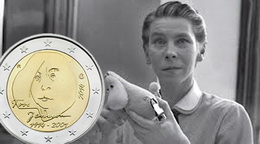 2 Euros de Finlandia para el centenario de Tove Jansonn