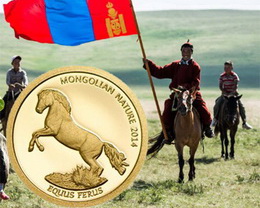 El caballo salvaje de la Serie “Naturaleza 2014” de Mongolia
