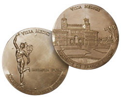 La medalla de honor de la Academia de Francia en Roma-Villa Médici